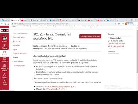 CREAR PORTAFOLIO IVU Y COMO SUBIR ARCHIVOS A ESTE MISMO(UTP)