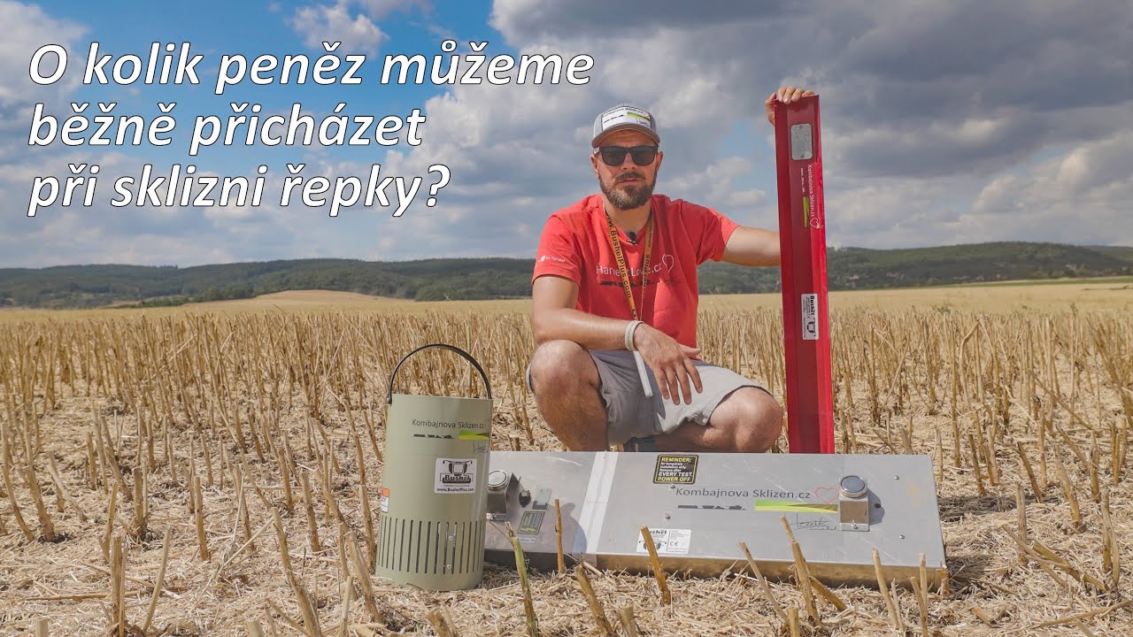Kolik peněz můžeme běžně ztrácet při sklizni řepky?