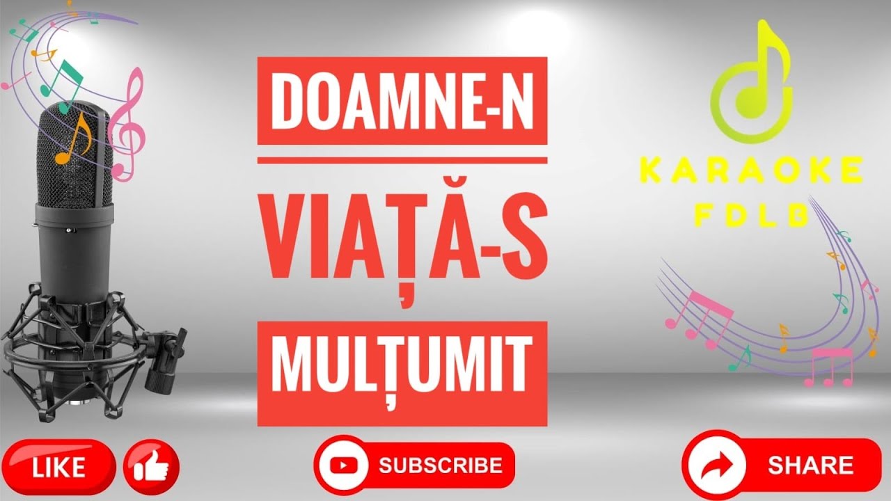 Doamne-n viata-s multumit  //Karaoke//Versuri//Negative//Populara🛑Fa/minor🛑