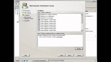 Creating a Dynamic Distribution Group in Exchange 2007