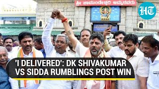 'I Delivered...': DK Shivakumar breaks down; Siddaramaiah says Karnataka mandate against Modi