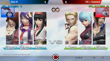 Gen D vs. CE | Capsule @ Sharkade Circuit KOFXIV Winners Final 3-24-17