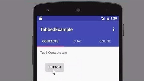 How To Create Tabbed Activity on Android