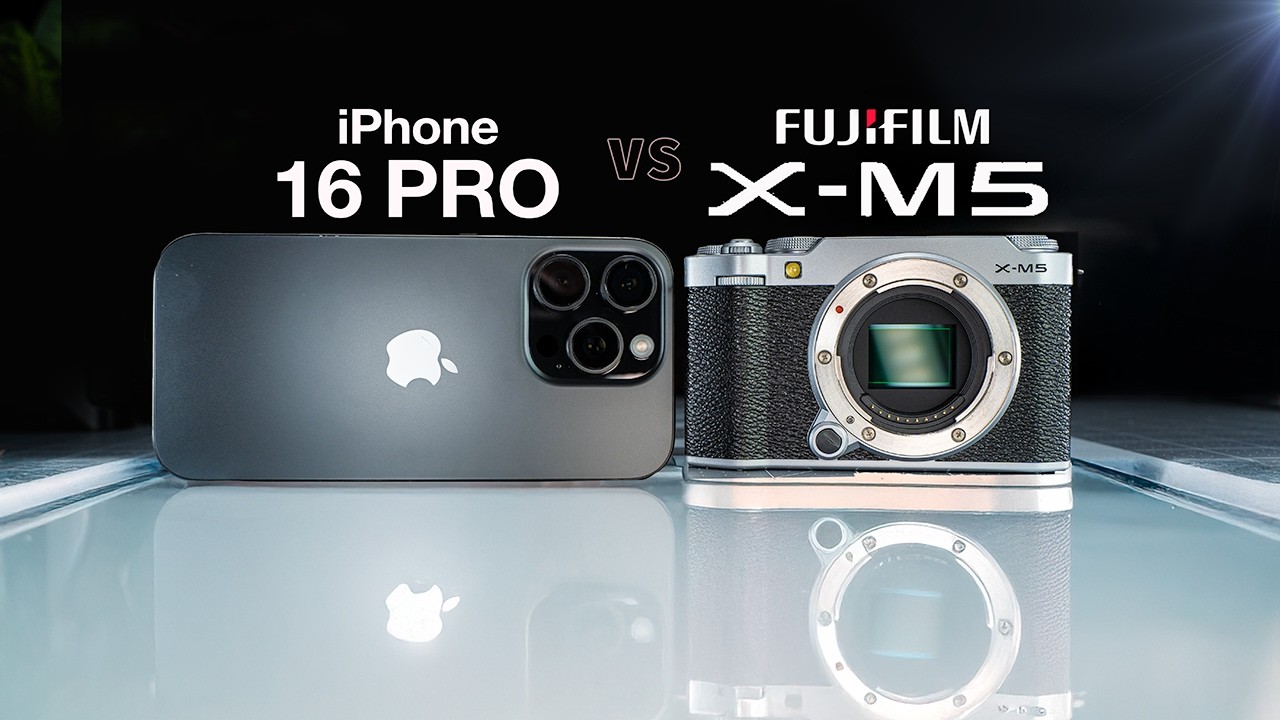 Is the Fujifilm X-M5 Better than the iPhone 16 Pro?