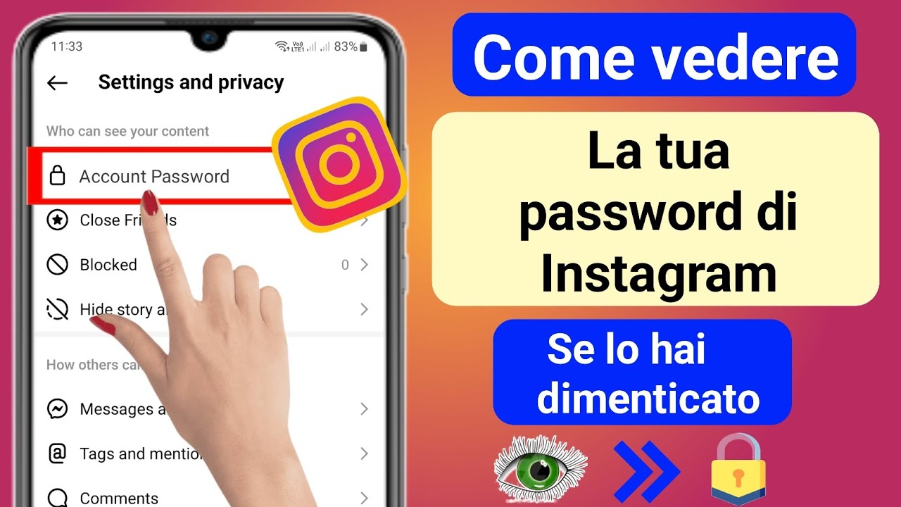 Come vedere la password e il nome utente di Instagram 2023 | Vedi