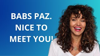 Hi, I am Babs Paz, a Digital Creator