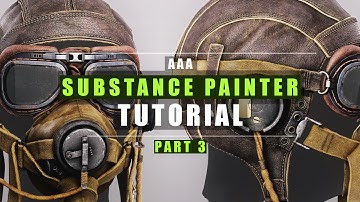 Substance Painter Pilot helmet Tutorial - Part 3