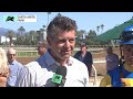 Domain Expansion wins the Oak Leaf Stakes on Saturday, October 3 at Santa Anita Park