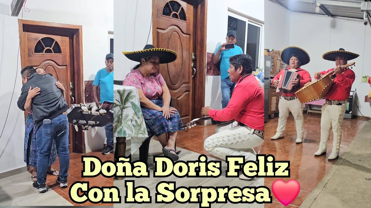Así Reacciono Doña Doris ❤️🎉Llegaron Todos Sus Hijos A Felicitarla En su Cumpleaños 👸le Cantaron 😱
