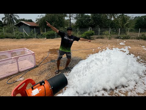 ทำเครื่องปาร์ตี้โฟม￼DIY | ถะโหล่โถ่ดาก￼