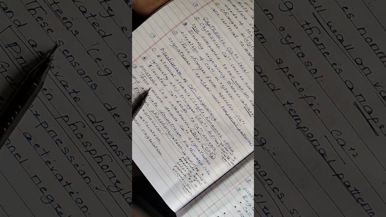 CALCIUM SIGNALLING AND CALMODULIN | SIGNAL TRANSDUCTION |