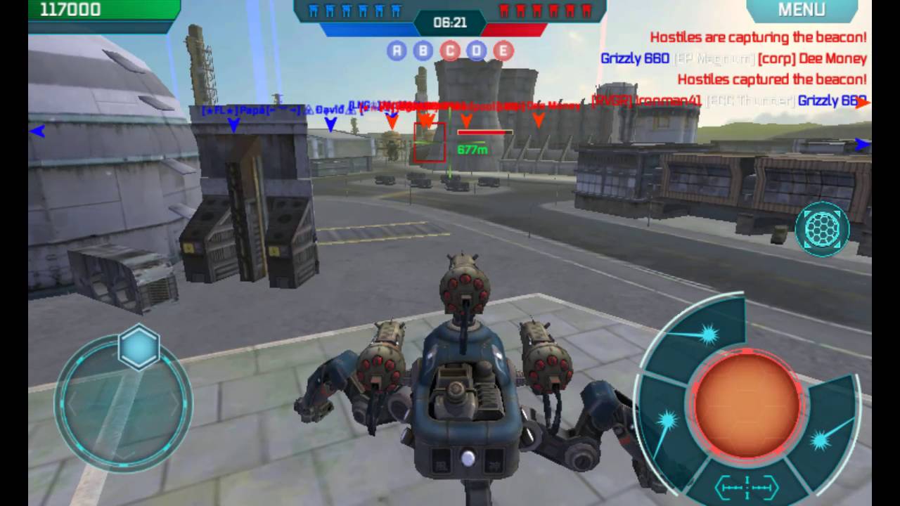 Walking War Robots: Powerplant 6vs6 (Battle 1)