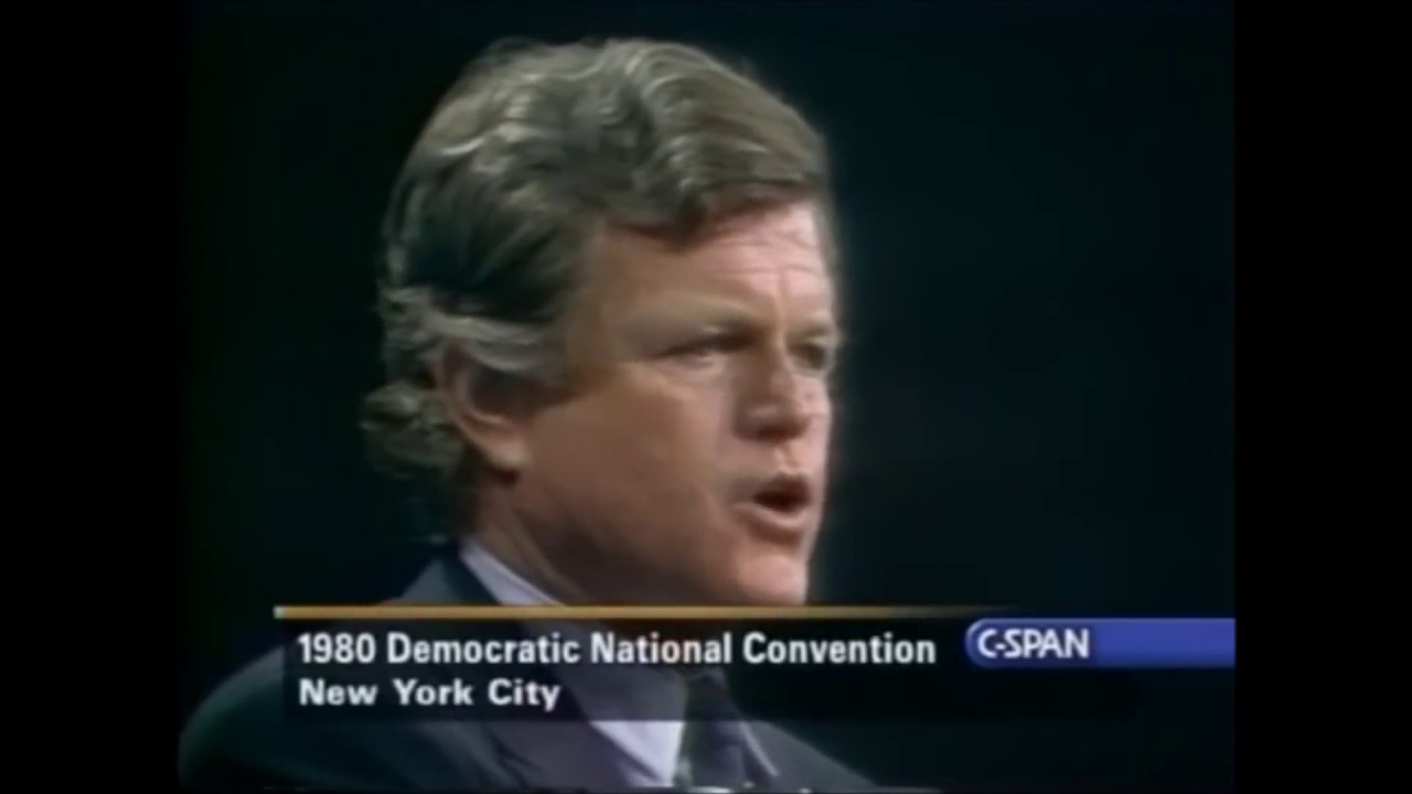 "The Dream Shall Never Die" Ted Kennedy DNC 1980