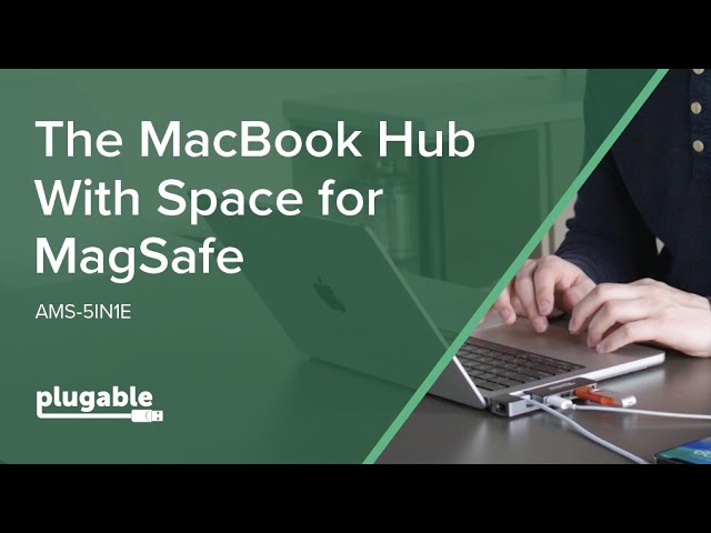 The Full-Featured MacBook Hub With Space for MagSafe – Plugable Technologies