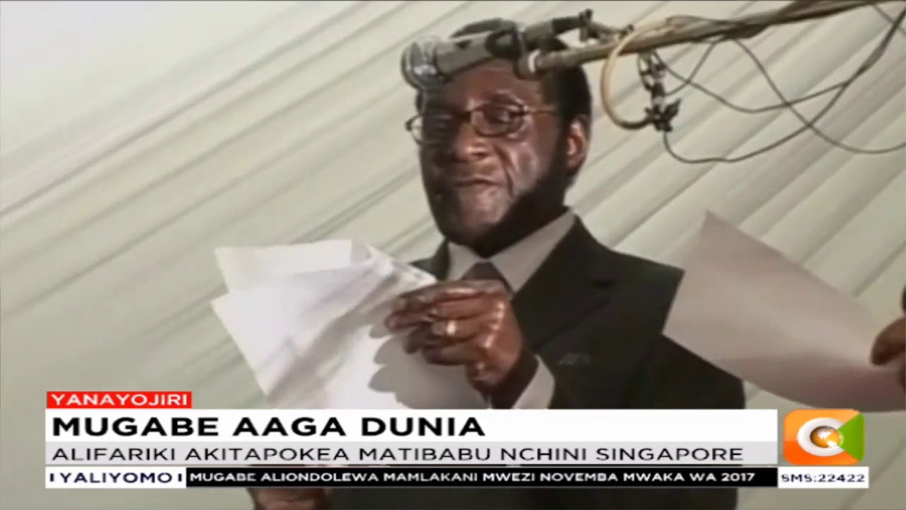 citizen tv live stream kenya Robert Mugabe amefariki akiwa na miaka 95