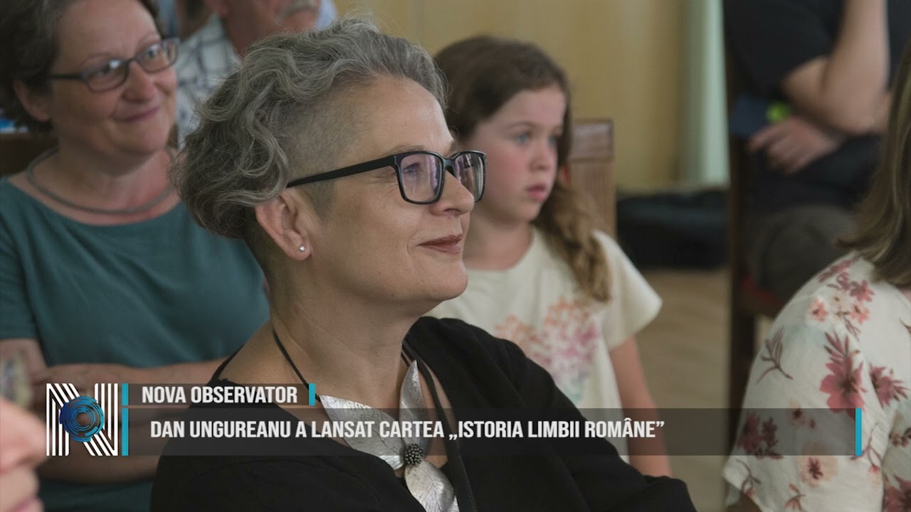 Dan Ungureanu a lansat cartea „Istoria Limbii Române”