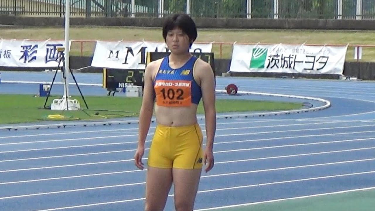 武内こまち 鹿島学園高校 水戸招待陸上2025 招待女子走幅跳 - YouTube