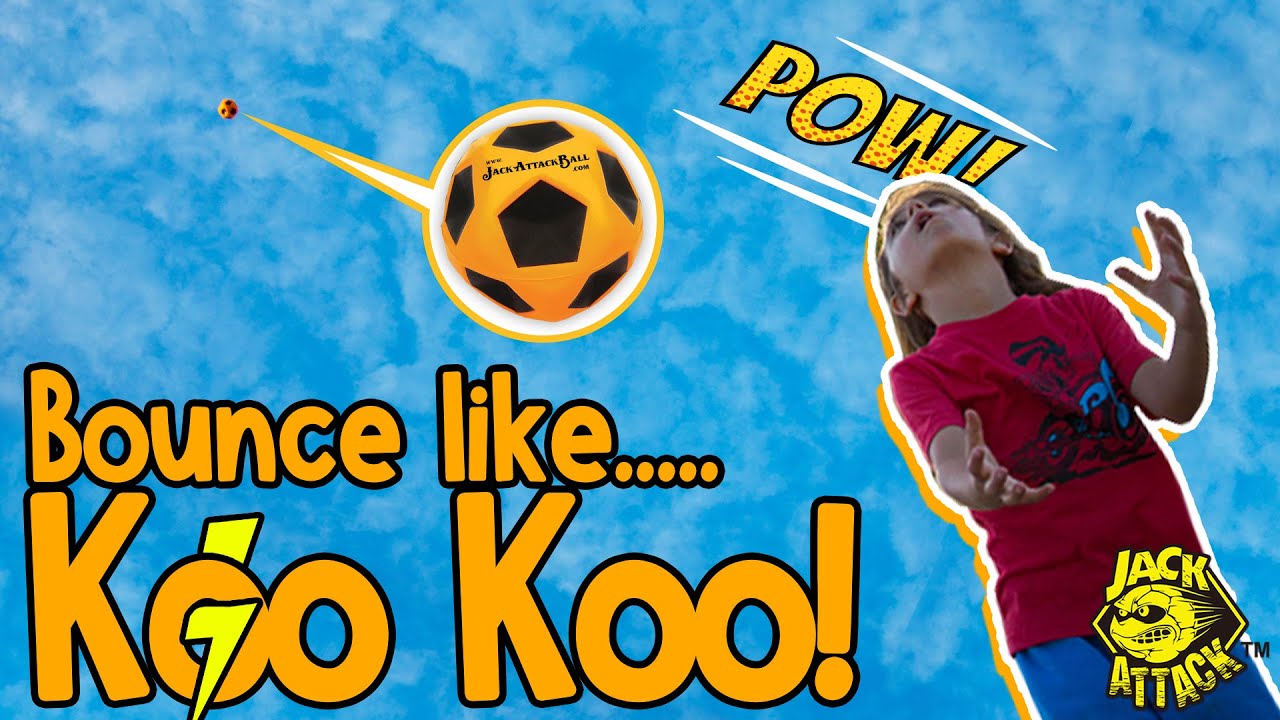 This Ball Bounces Like CrAzy!⚡Koo Koo High Bounce Ball Jack Attack