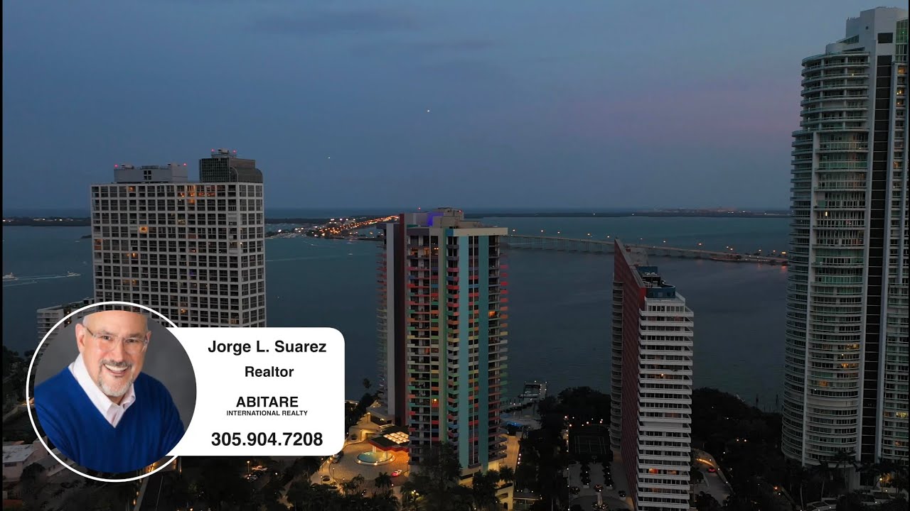 Villa Regina  1581 Brickell Ave Miami Florida Unit 1704  Listed by Jorge Suarez