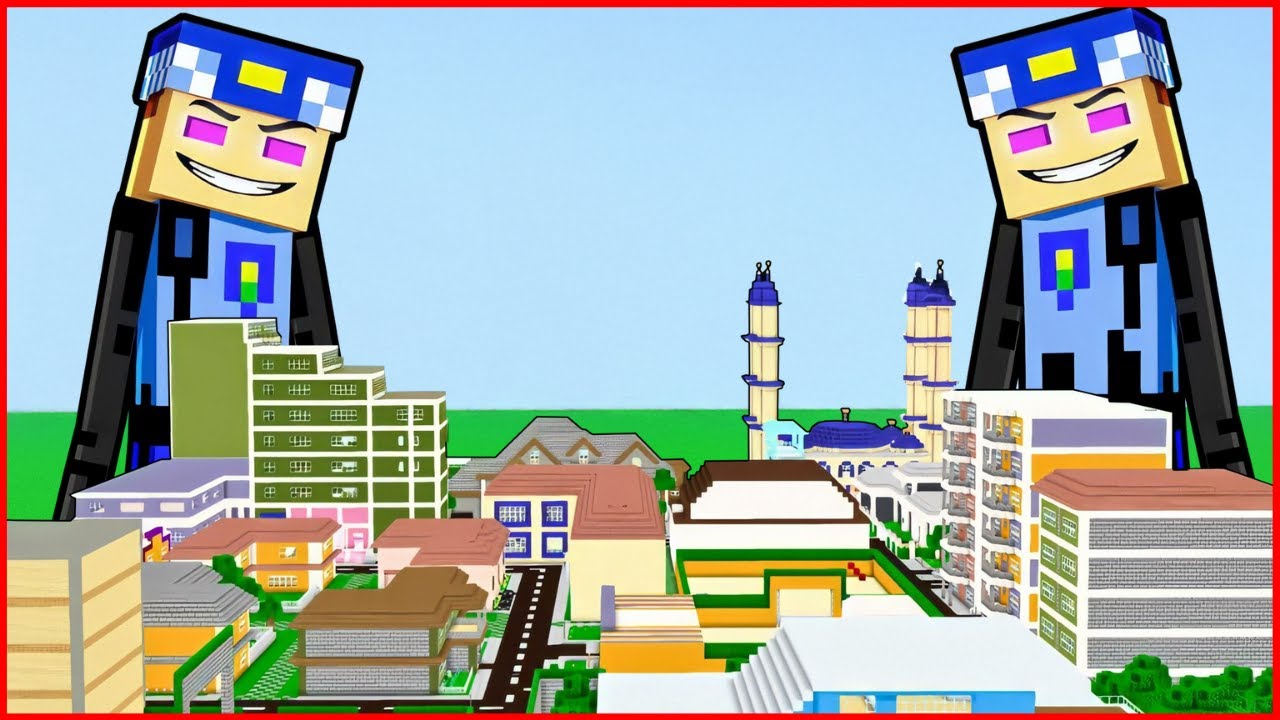 MUTANT KEREM KOMİSER ŞEHİRİ ELE GEÇİRDİ 😱 - Minecraft