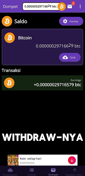 Aplikasi mining bitcoin terbaik! link di deskripsi monen #bitcoinmining #crypto #bitcoin #blokchain