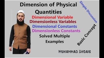 Dimensions of Physical Quantities |Lec#14 |Class11 |Measurements