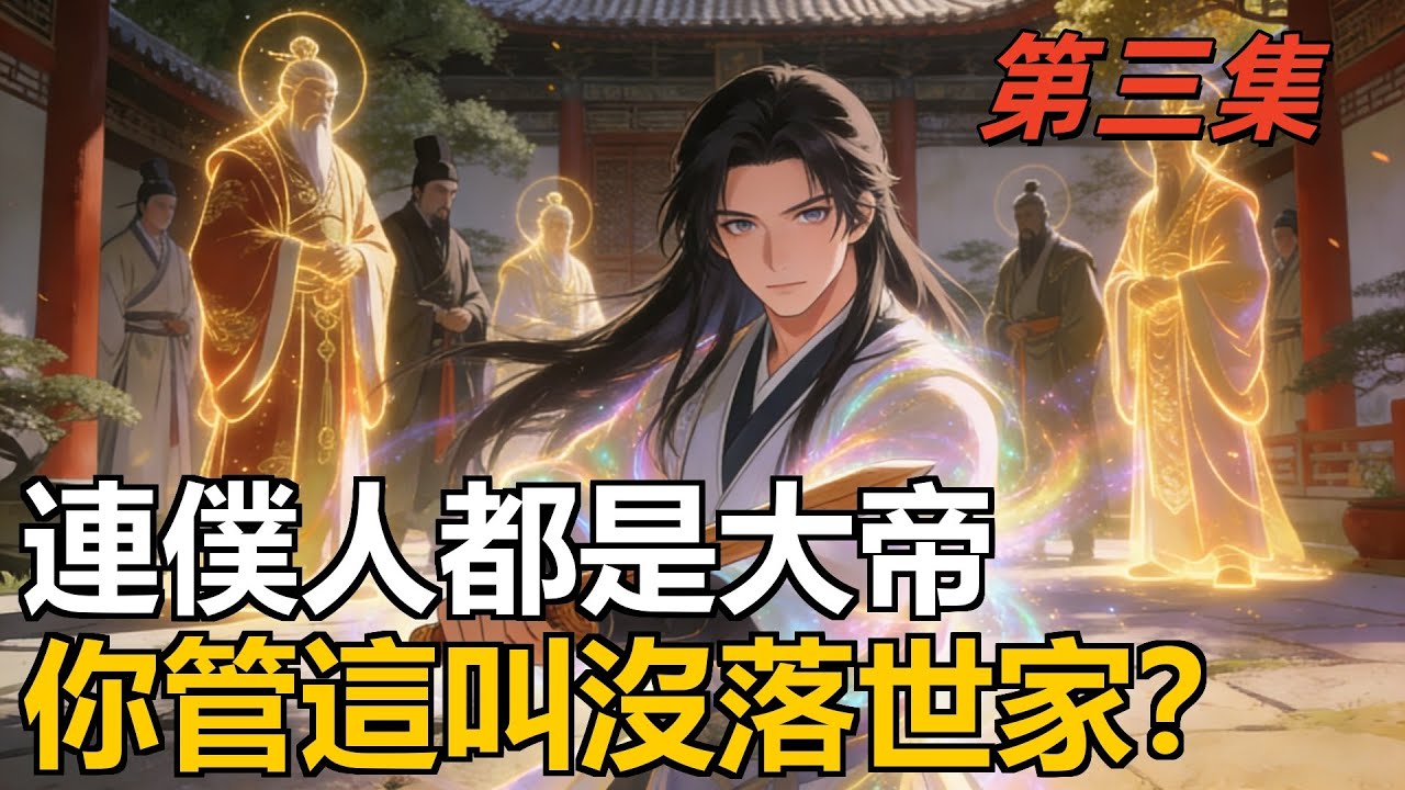 三：就連僕人都是大帝，你管這叫沒落世家？覺醒多子多福系統，生子就返混沌劍體、得至尊神通！僕人都是大帝，三歲孩童竟有紅塵仙實力#漫畫解說 #二次元小說 #玄幻文 #小說 #修仙