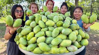 Amazing cooking fresh mango with chili sauce recipe