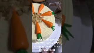 Special Carrot Cake Design