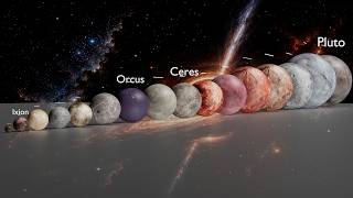 Full Explore All Known Dwarf Planets Real Scale 3D Size Comparison Update