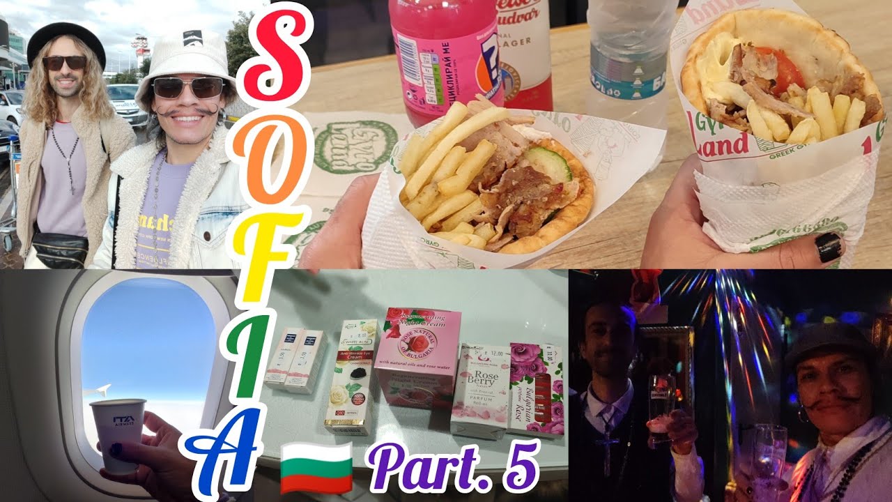 Sofia di Notte 🇧🇬 Night in Bulgaria | Musica Bulgara in Discoteca| Volo Ita Airways per  Roma