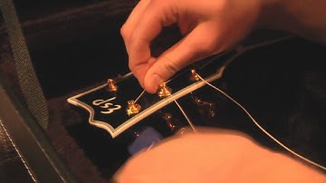 How to change strings with Gotoh Magnum Tuners
