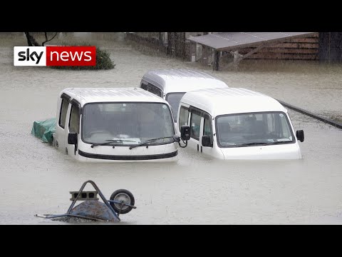 Two dead as Typhoon Hagibis hits Japan