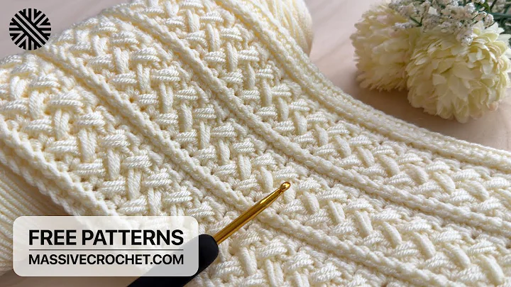 VERY EASY & UNUSUAL Crochet Pattern for Beginners! 💛 Crochet Stitch for Baby Blanket, Bag & Scarf