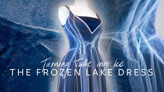 The Making of the frozen Lake Dress  Creating Ice Effects with Tulle