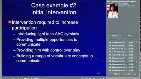 AAC interventions to maximize language development for young children