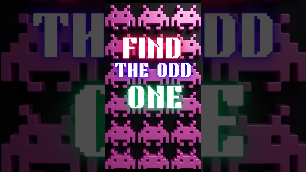 FIND THE ODD ONE👾