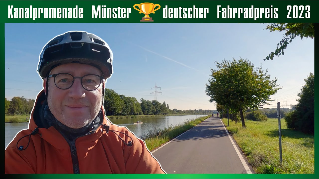 80 Kilometer E-Bike Tour | Kanalpromenade Münster - Deutscher Fahrradpreis 2023