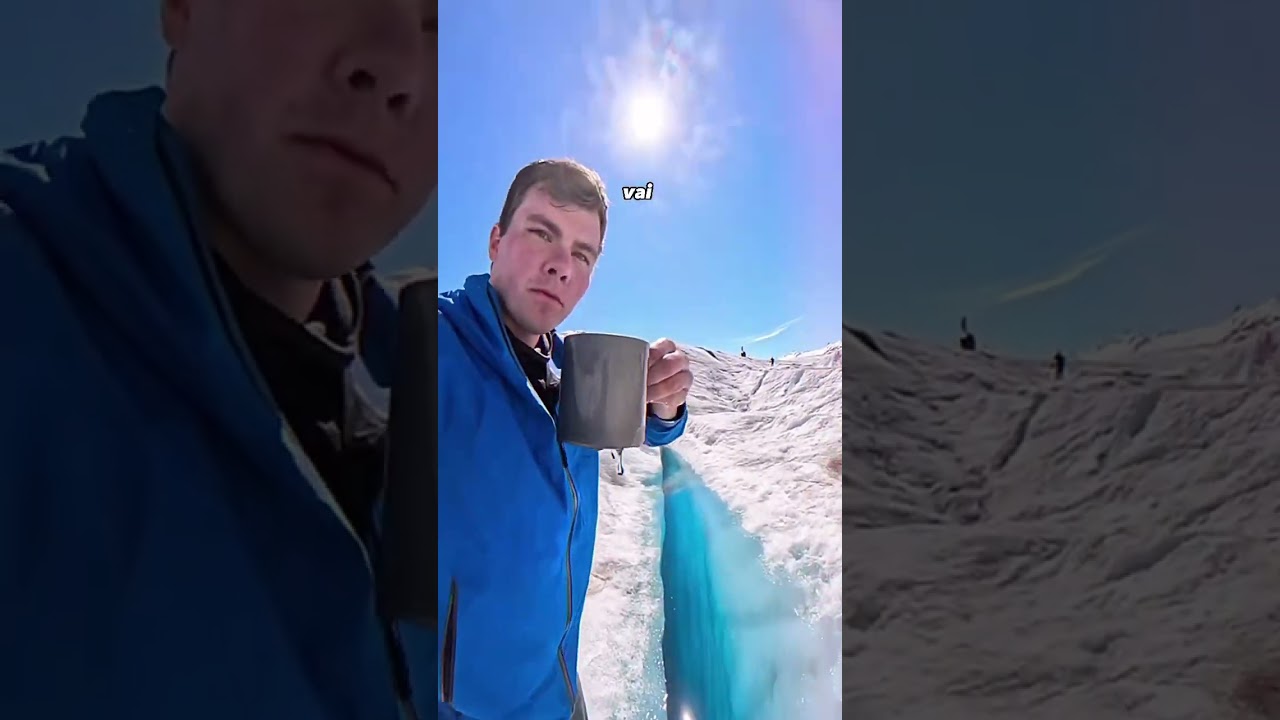 A água mais gelada e natural que você vai vê 💦 