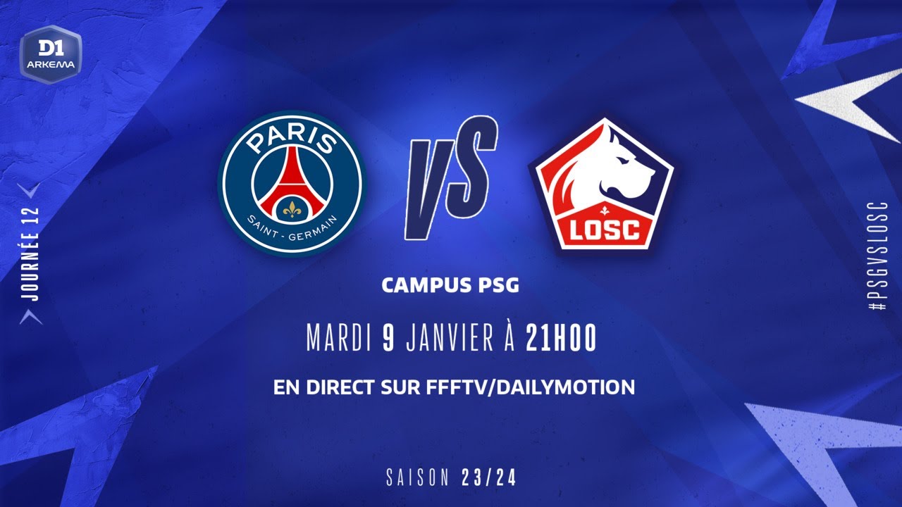 J12 I Paris Saint Germain – Lille OSC (6-0), le résumé | D1 Arkema | FFF 2023-2024