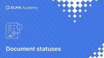 How to set up document statuses