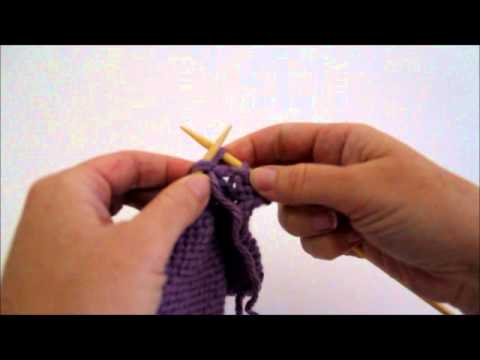 Purl 2 together (P2tog)
