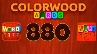 COLORWOOD WORDS CRYPTOGRAM level 880