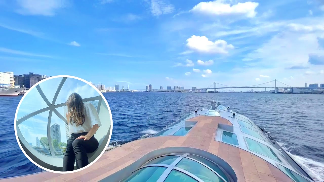 宇宙船のような未来的な水上バスに乗ってみたら最高に気持ちよかった⛴🌊｜エメラルダス