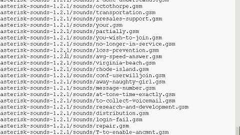 VoIP Video 2006: install sound di asterisk
