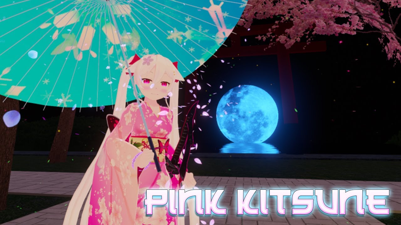 [VRChat] Avatar Showcase Pink Kitsune YouTube