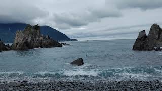 台灣風景 - 宜蘭 - 粉鳥林海灘 - 縮時 Taiwan scenery-Yilan-Pink Bird Forest Beach-Time-lapse