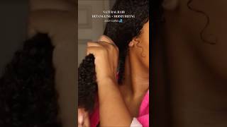 JUICY CURLS 💦 | DETANGLING NATURAL HAIR #mattedhair #detangler