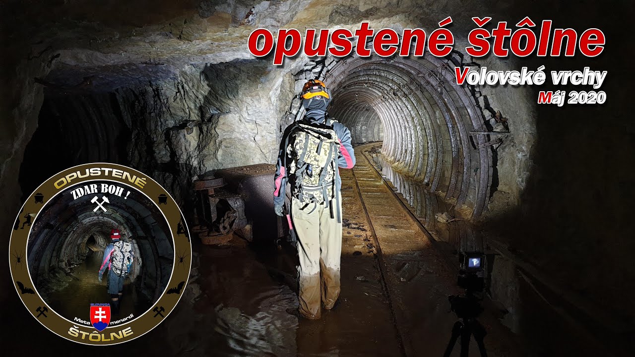 opustená štôlňa plná banských pokladov