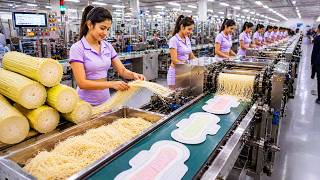 How Banana Plant Waste Is Turned Into Sanitary Pad
